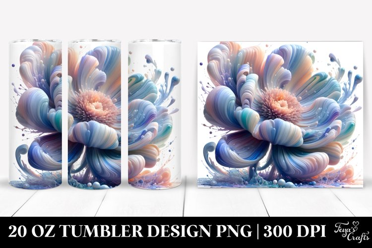 Glossy Anemone 20 Oz Tumbler example image 1