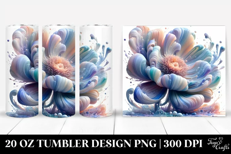 Glossy Anemone 20 Oz Tumbler