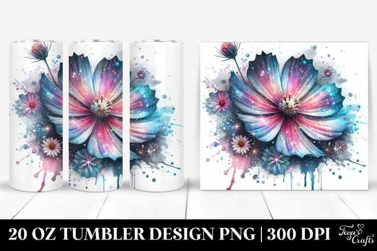 Detailed Shiny Cosmos | 20 Oz Tumbler