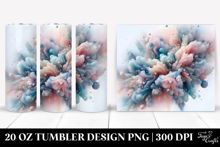 Glossy Cosmos 20 Oz Tumbler example image 1