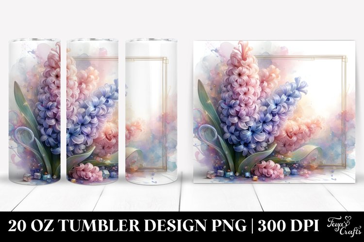 Shiny Hyacinth 20 Oz Tumbler example image 1