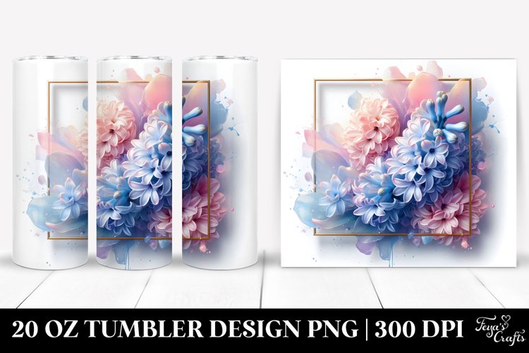 Shiny Hyacinth 20 Oz Tumbler example image 1