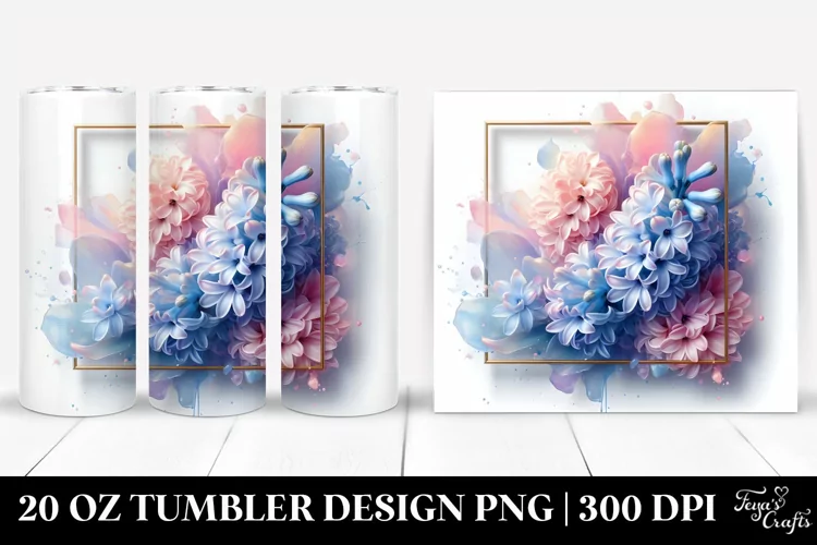 Shiny Hyacinth 20 Oz Tumbler