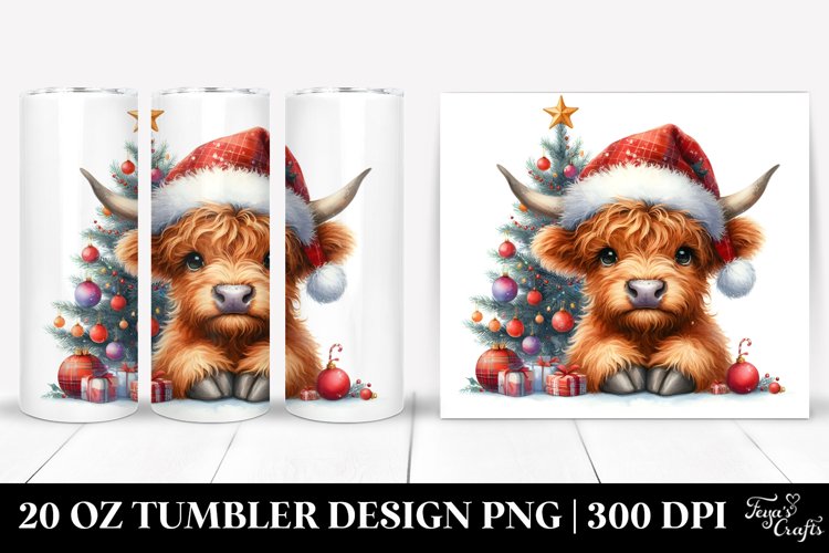 Christmas PNG 20 Oz Tumbler Design