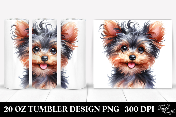 Happy Yorkipoo, 20 Oz Tumbler