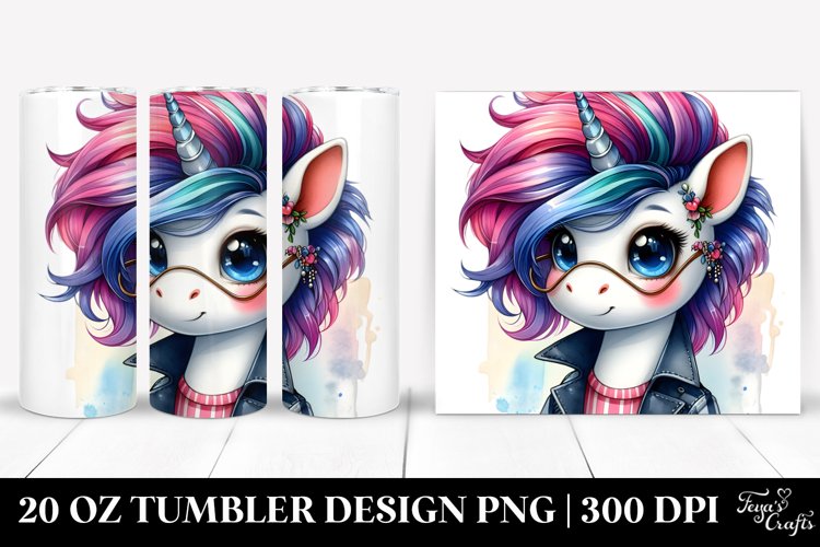 Dressed Baby Unicorn Clipart