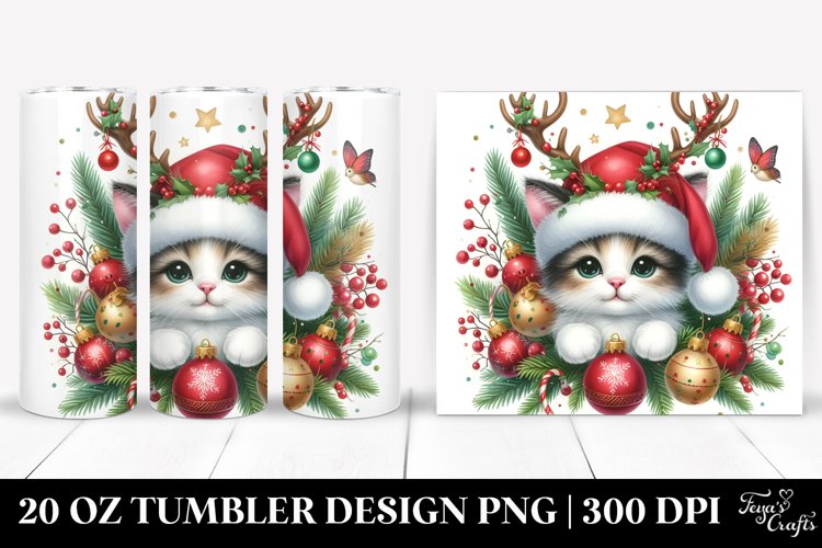 Christmas PNG 20 Oz Tumbler Design