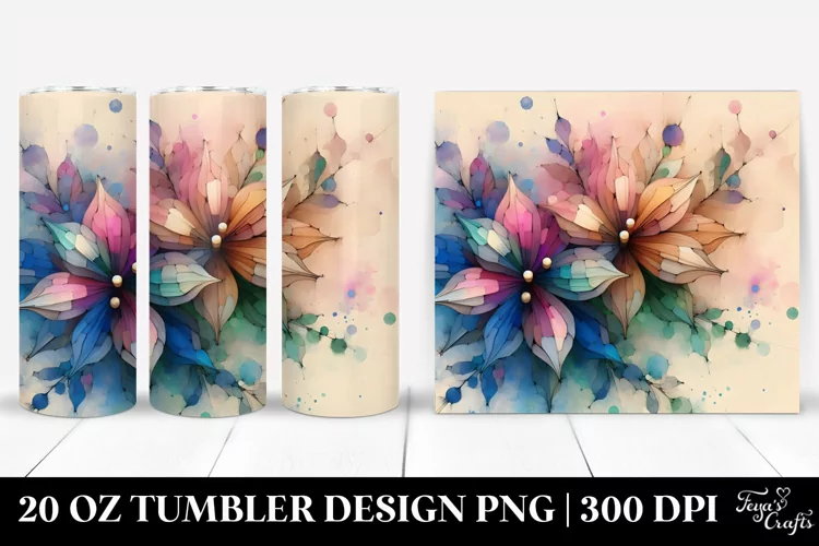 Highly Detailed Lobelia, Transparent 20 Oz Tumbler