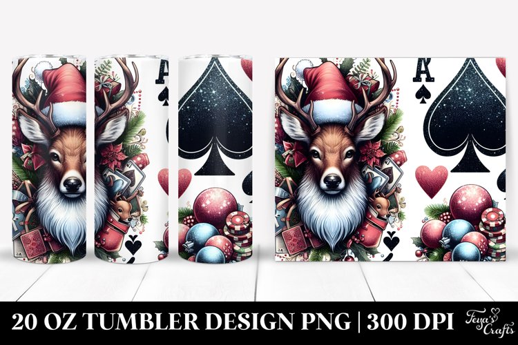 Christmas PNG 20 Oz Tumbler Design