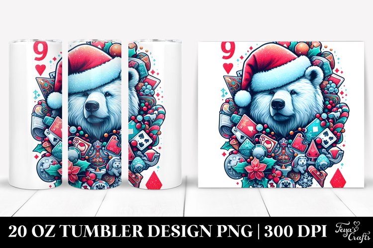 Christmas PNG 20 Oz Tumbler Design
