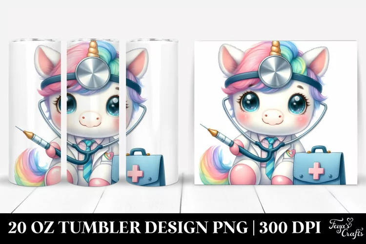 Cute Baby Unicorn | 20 Oz Tumbler