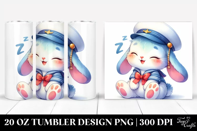 Colorful Small Baby Rabbit | 20 oz Tumbler