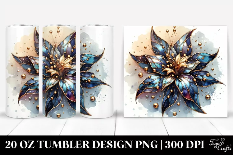 Shiny Lobelia Stained | 20 Oz Tumbler