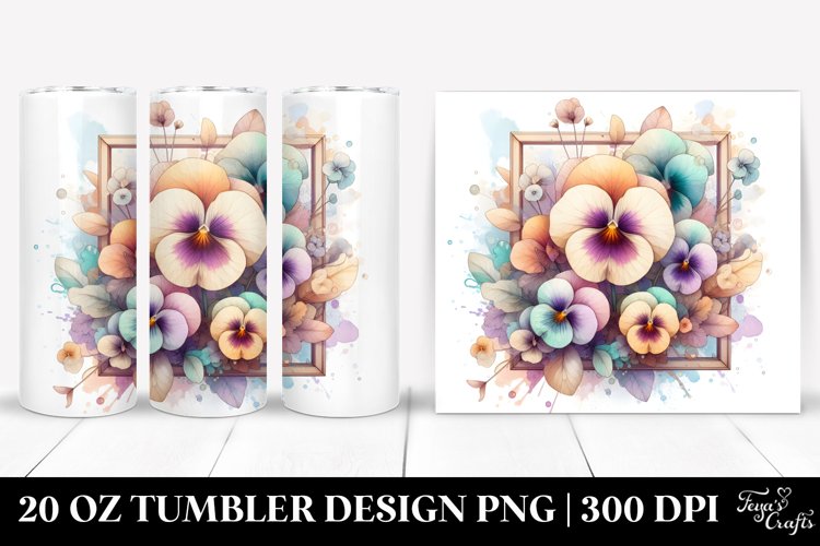Pastel Watercolor Flower Png Image 6