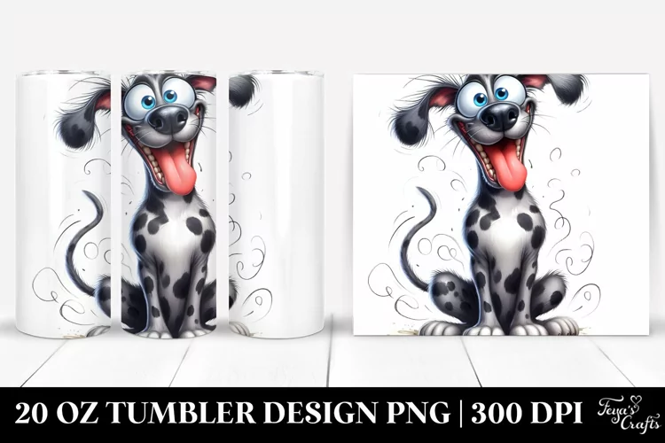 Crazy Looking Great Dane | 20 Oz Tumbler