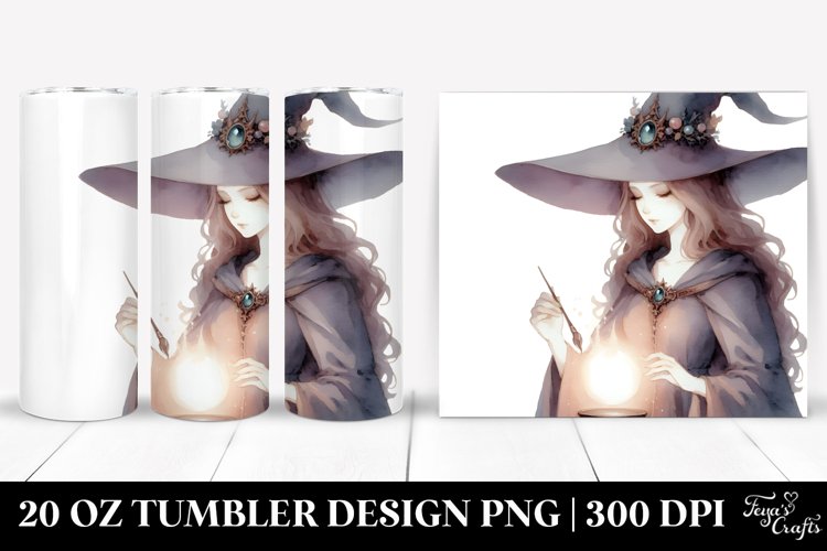 Simple Watercolor Sorceress | 20 oz Tumbler