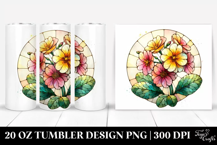 Stained Primrose | 20 Oz Tumbler