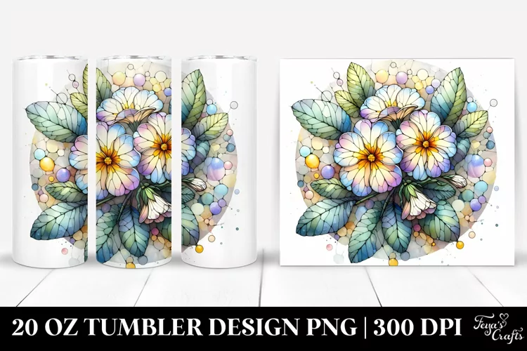 Stained Primrose | 20 Oz Tumbler