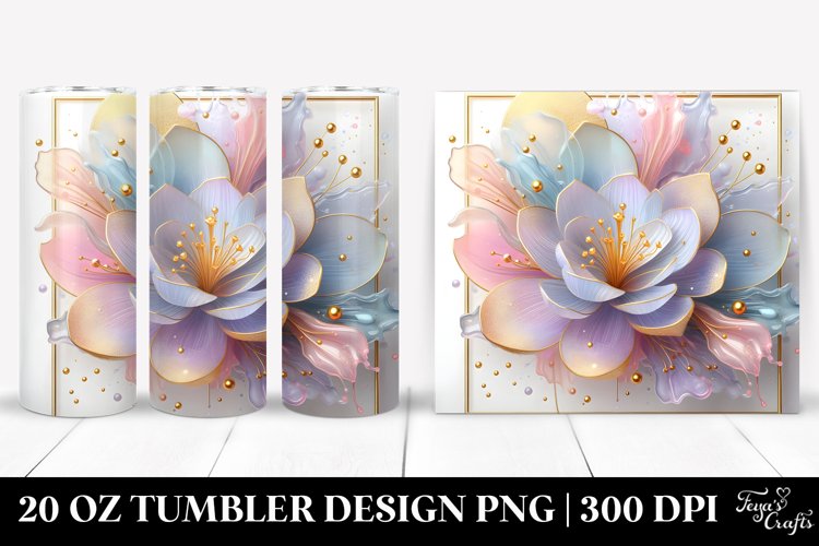 Shiny Crocus 20 Oz Tumbler example image 1