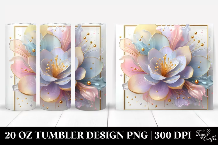 Shiny Crocus 20 Oz Tumbler