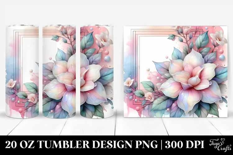 Shiny Gardenia Material Splash 20 Oz Tumbler