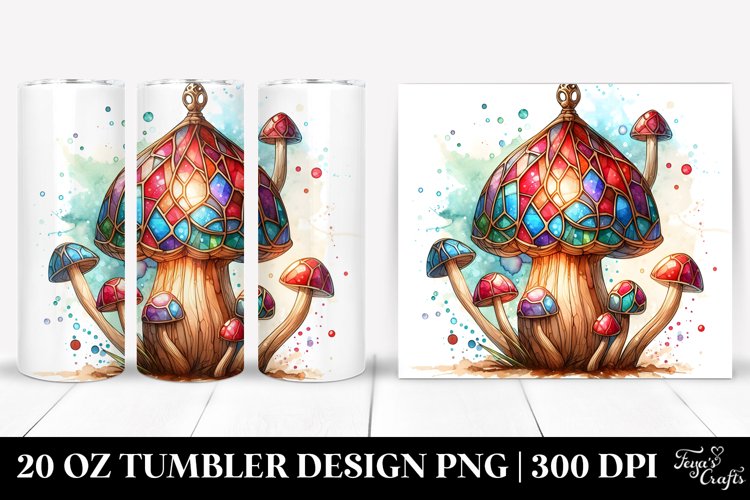 Magical Mushroom Tumbler Design | 20 oz Tumbler
