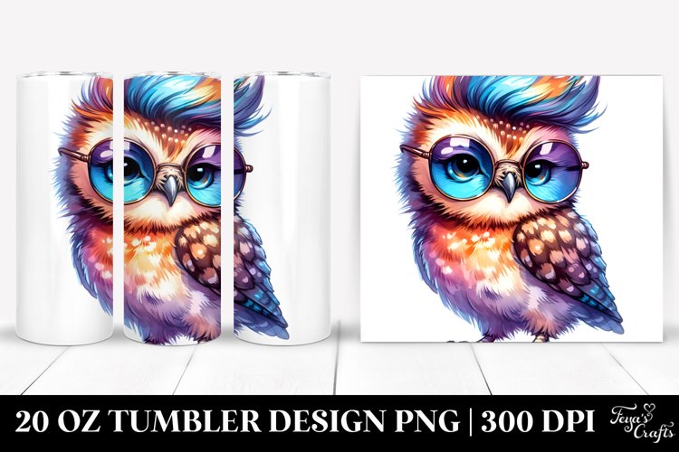 Cute Baby Owl Model | 20 oz Tumbler