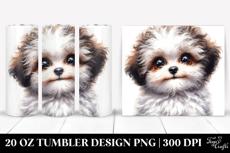 Happy Baby Bichpoo 20 Oz Tumbler example image 1