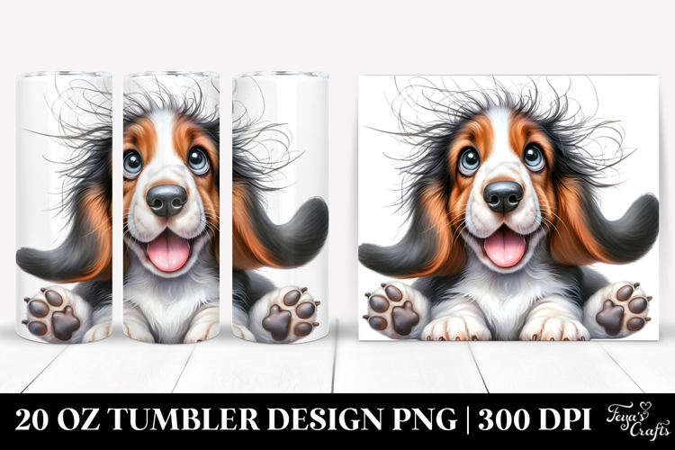Cute Basset Hound, 20 Oz Tumbler