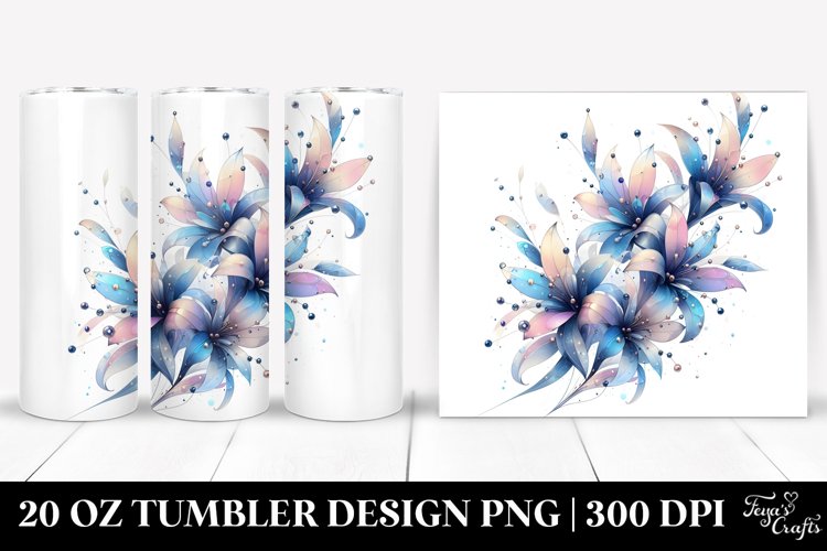 Elegant Shiny Dahlia Clipart 20 Oz Tumbler