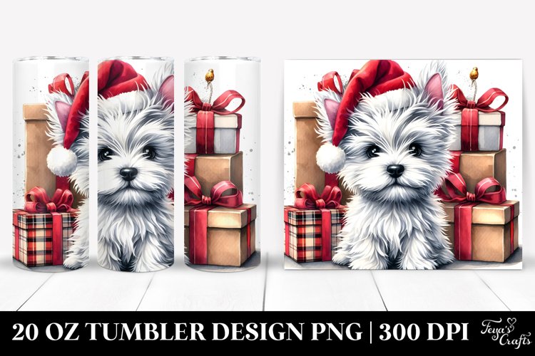 Extremely Expressive West Highland White Terrier, Vibrant example image 1