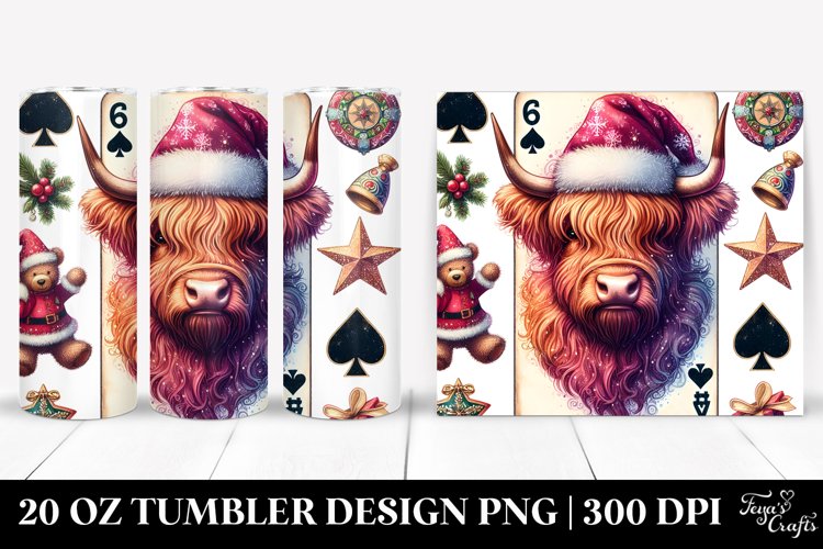 Christmas PNG 20 Oz Tumbler Design