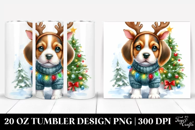 Extremely Expressive Beagle, High-Res PNG