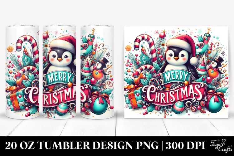 Christmas PNG 20 Oz Tumbler Design