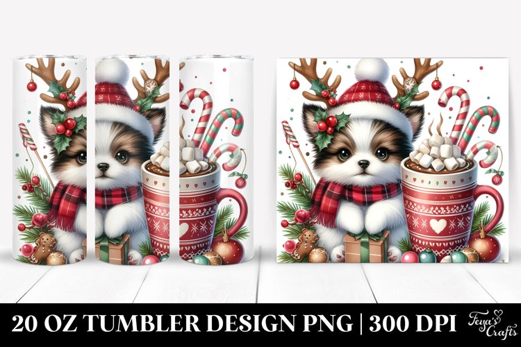 Christmas PNG 20 Oz Tumbler Design