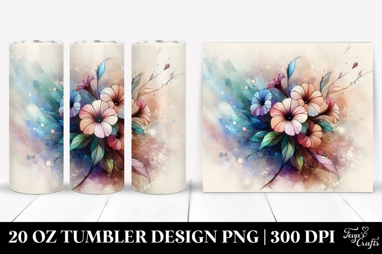 Wooden Petunia Watercolor
