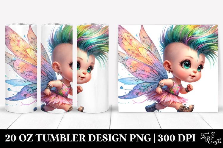 Contempt Baby Fairy Running | 20 oz Tumbler