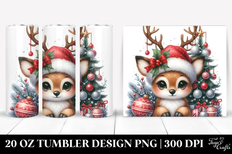 Christmas PNG 20 Oz Tumbler Design