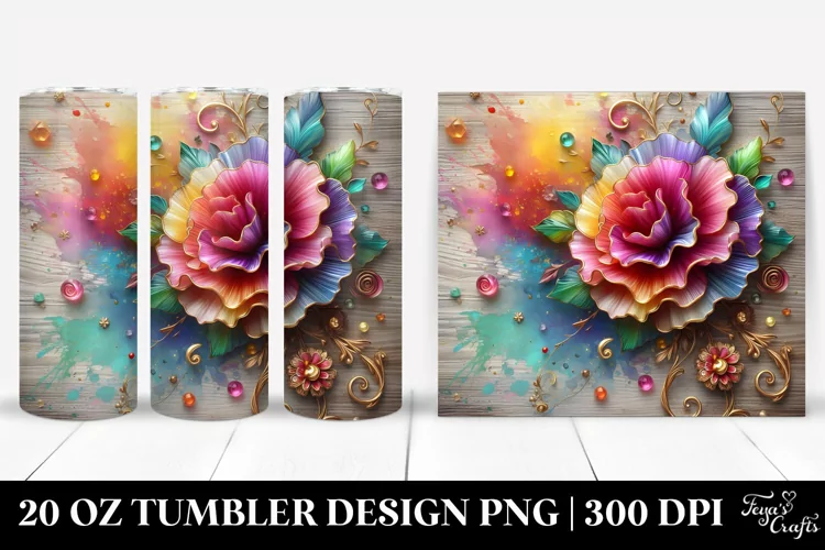 Colorful Carnation | 20 Oz Tumbler