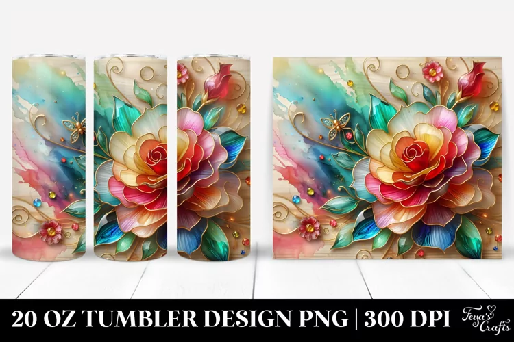 Colorful Carnation | 20 Oz Tumbler