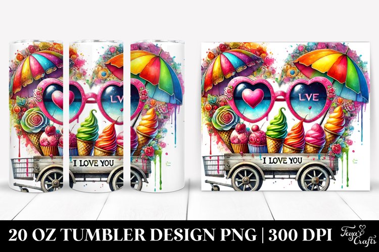 Love 20 Oz Tumbler Png