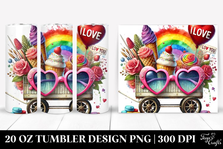 Love 20 Oz Tumbler Png