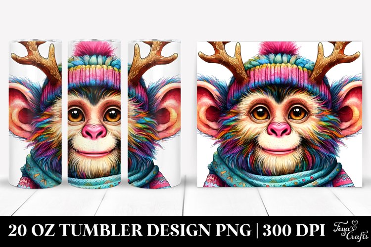 Christmas PNG 20 Oz Tumbler Design example image 1