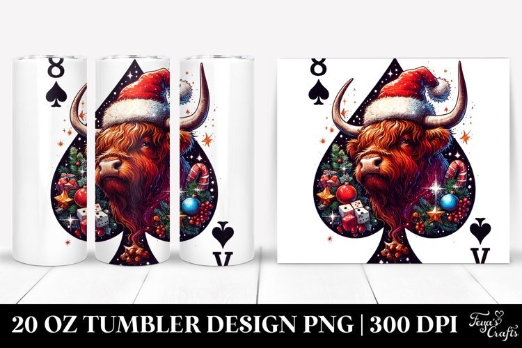 Christmas PNG 20 Oz Tumbler Design