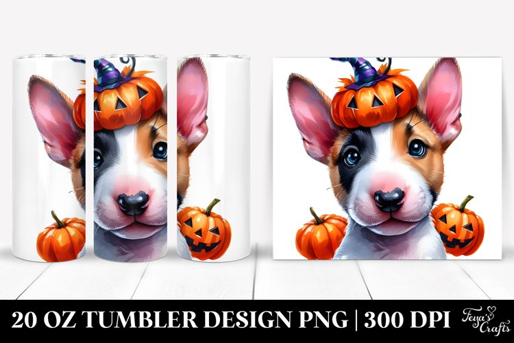 Enthusiastic Bull Terrier with Vibrant Colors PNG example image 1