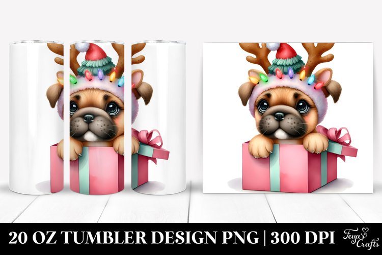 Enthusiastic Bullmastiff with Crazy Haircut Sublimation PNG example image 1