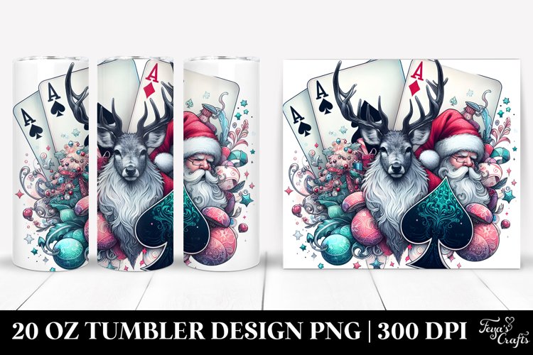 Christmas PNG 20 Oz Tumbler Design