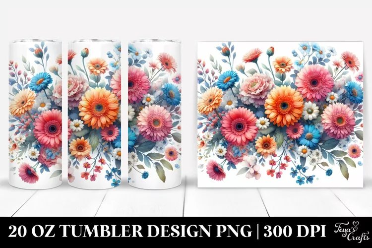 Vibrant Gerbera | 20 oz Tumbler