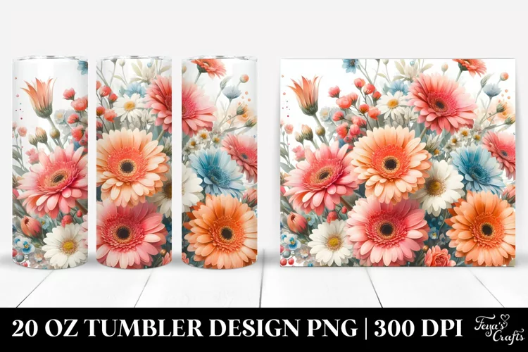 Vibrant Gerbera | 20 oz Tumbler