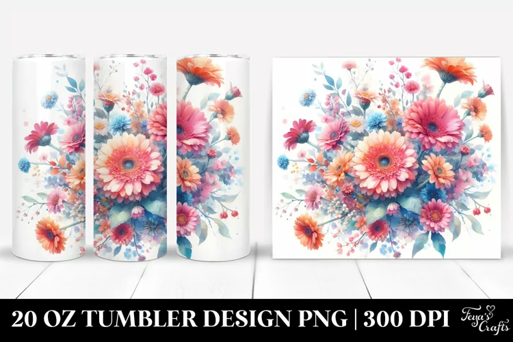 Vibrant Gerbera | 20 oz Tumbler